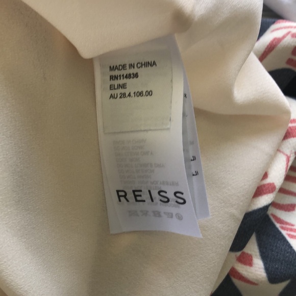 REISS
Eline Spliced Printed Skirt Size 6 - Picture 9 of 10